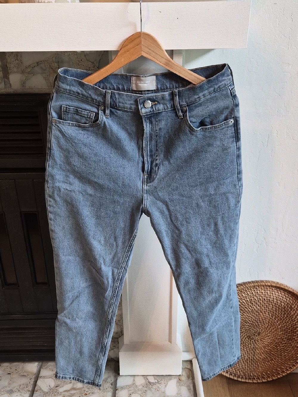 Everlane Light Wash Blue Denim Jeans, 30